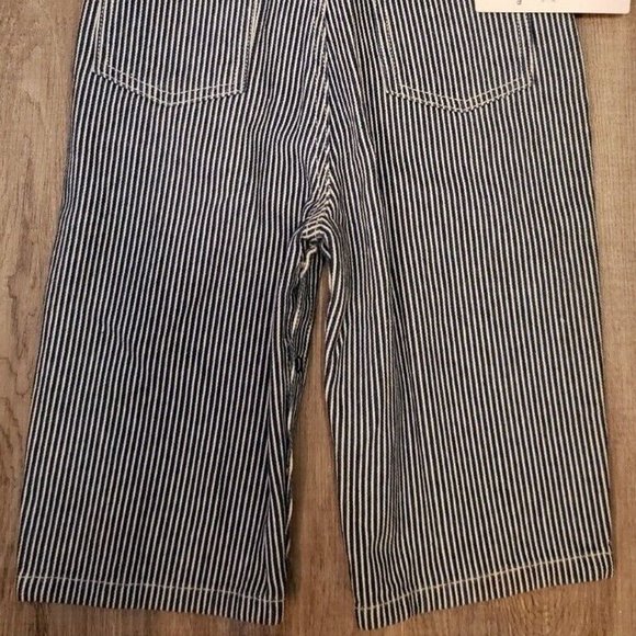 Key Bib Overalls Boys Denim Railroad Conductor Farmer 12M - NWT - Picture 4 of 7